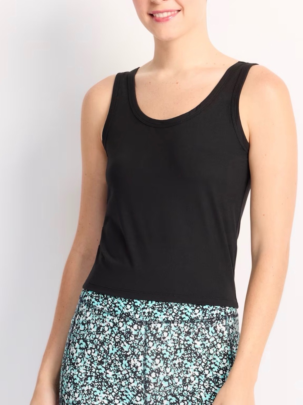 Threads 4 Thought Leira Luxe Jersey Tank Black Large NWT STITCH FIX